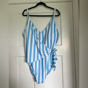 NWT Light Blue One-Piece Swimsuit